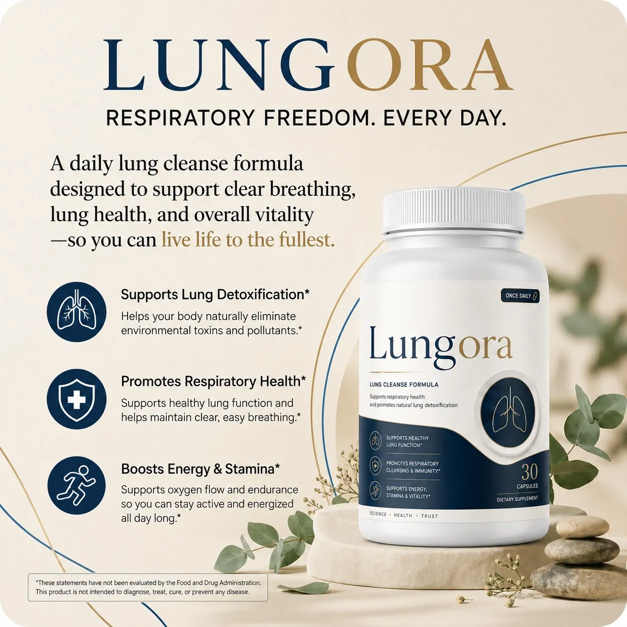 Lungora Respiratory Wellness Supplement